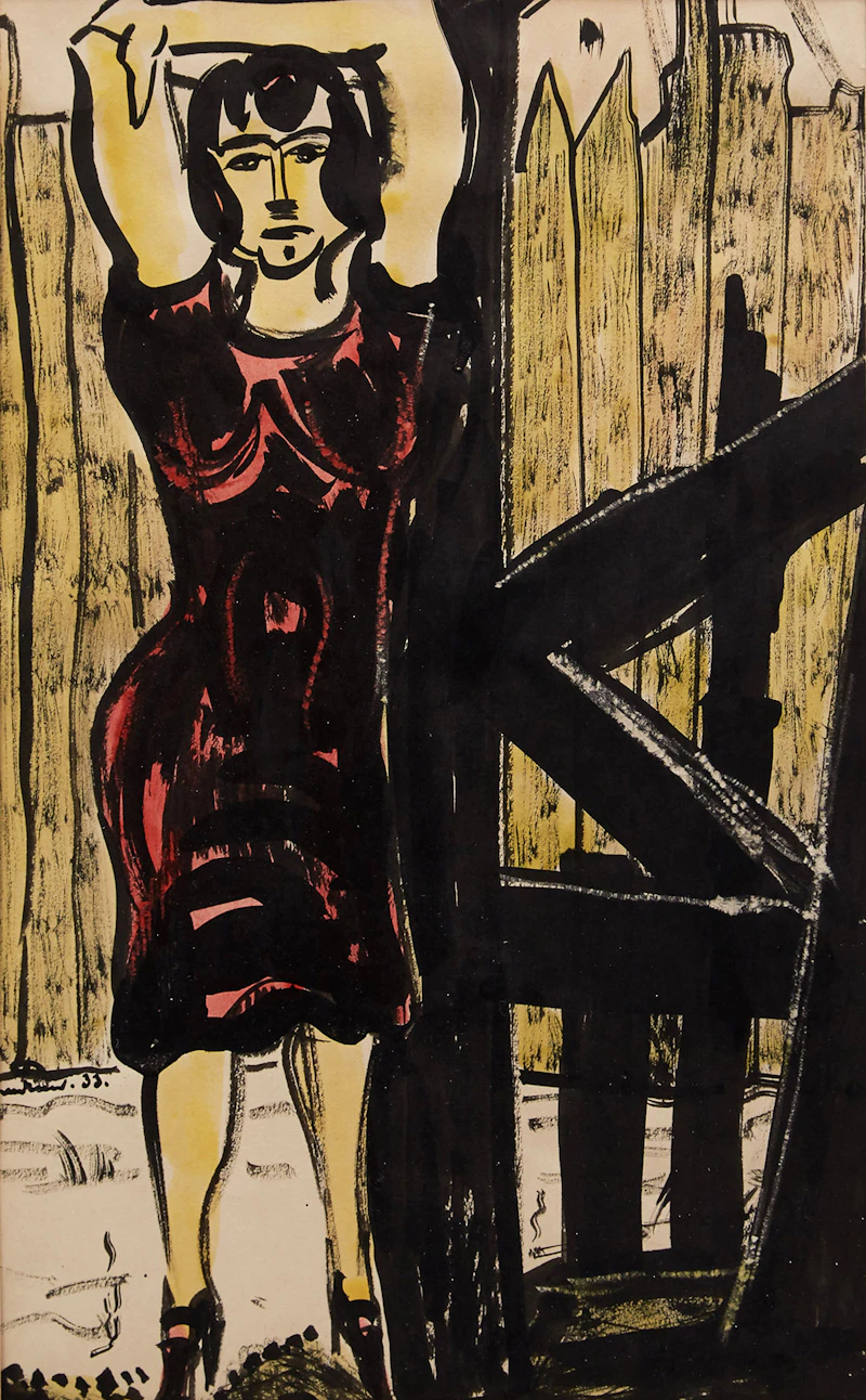Fritz Brandtner, Standing Woman