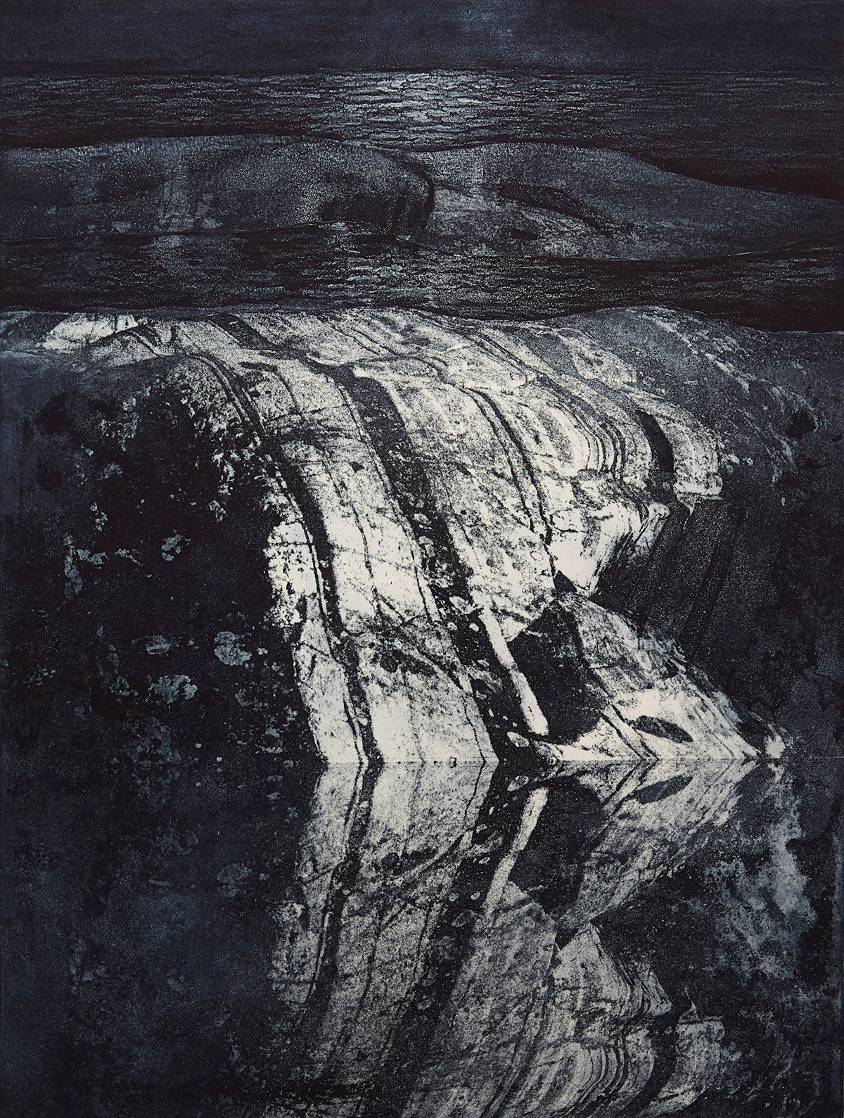 Edward John Bartram, Night Reflections - Northern Image Series, photo etching and aquatint