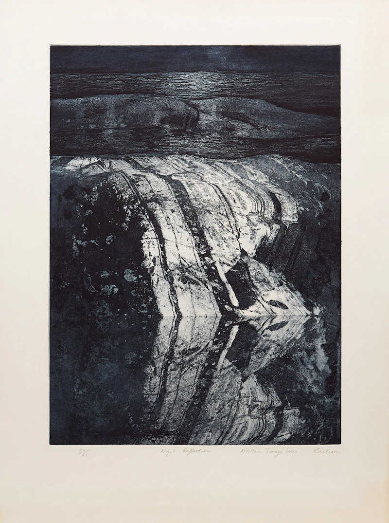 Edward John Bartram, Night Reflections - Northern Image Series, photo etching and aquatint - view 2