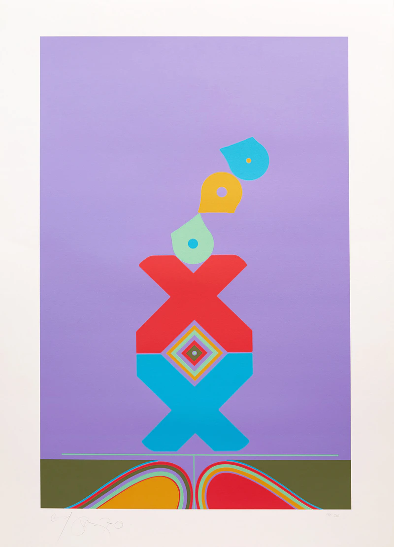 Harold Barling Town, The Candy Juggler, colour serigraph, 1970 - view 2