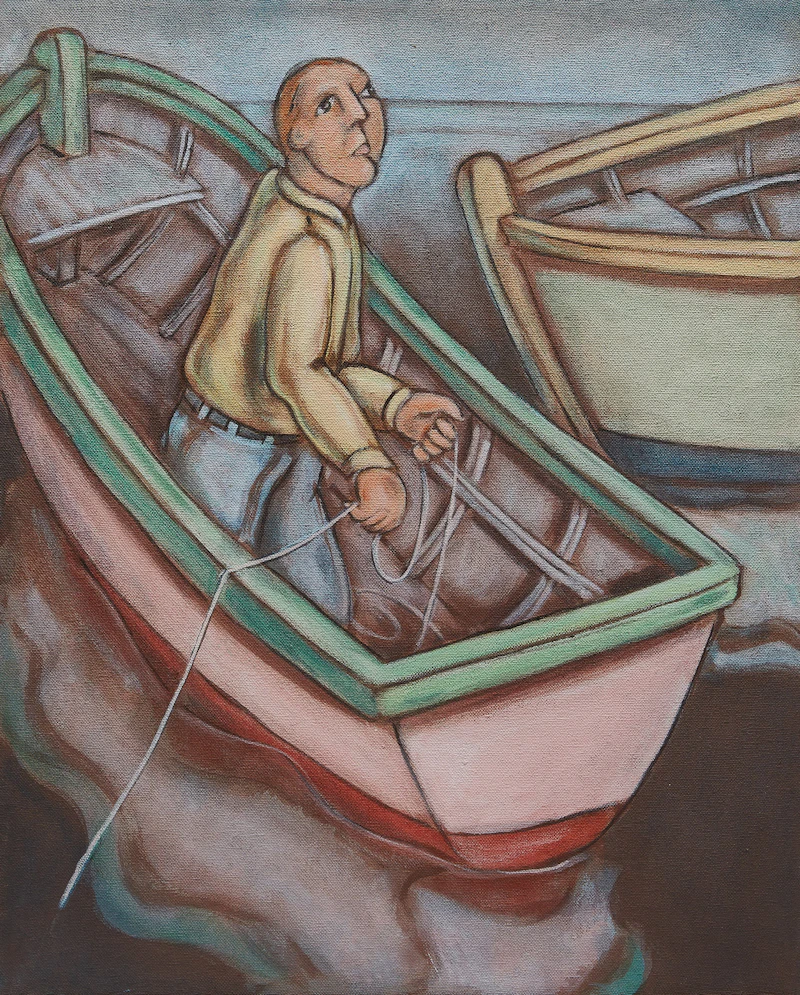 Man with Rope by Conrad Furey