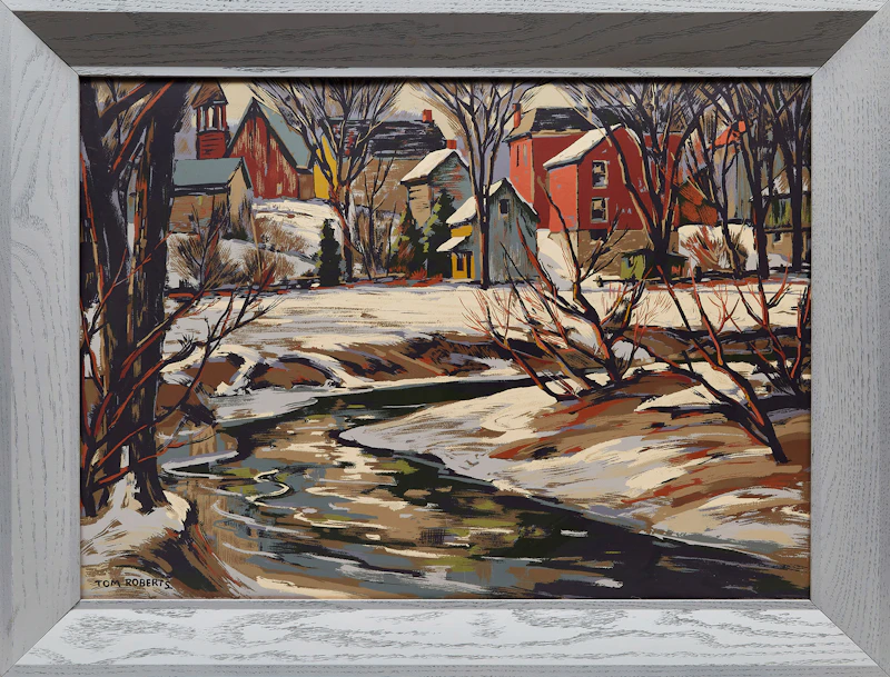 Thomas Keith Roberts, Thawing Stream, Sampson-Matthews silkscreen print - view 2