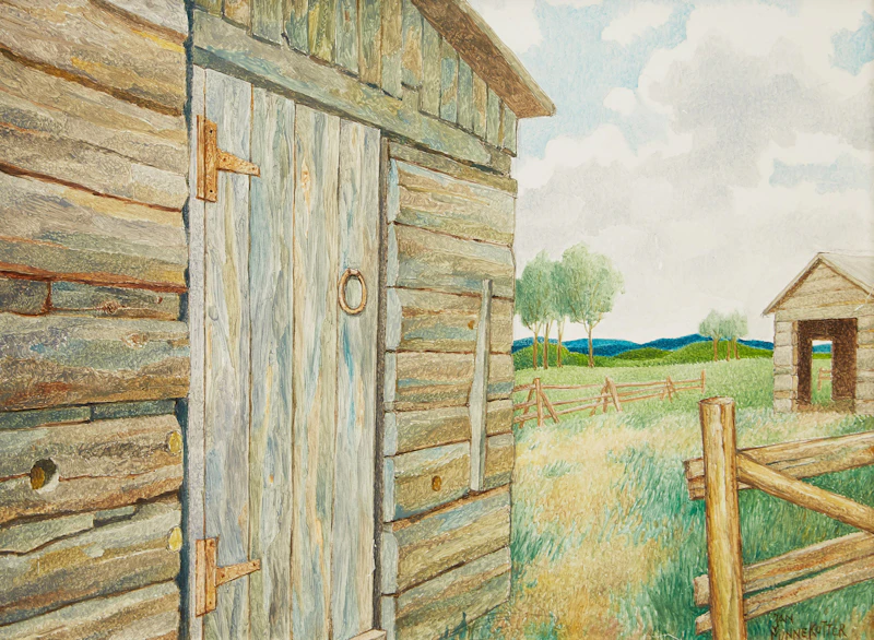 The Barn Door by Jan Funnekotter