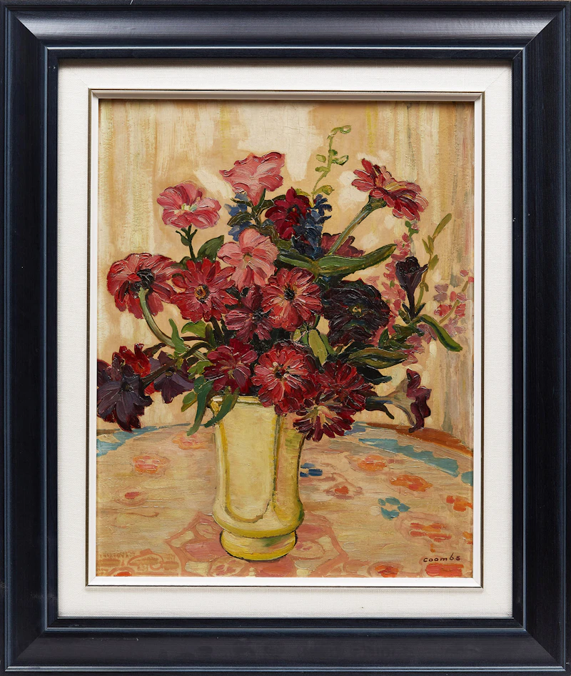 Edith Grace Coombs, From Country Garden, oil on board - view 2