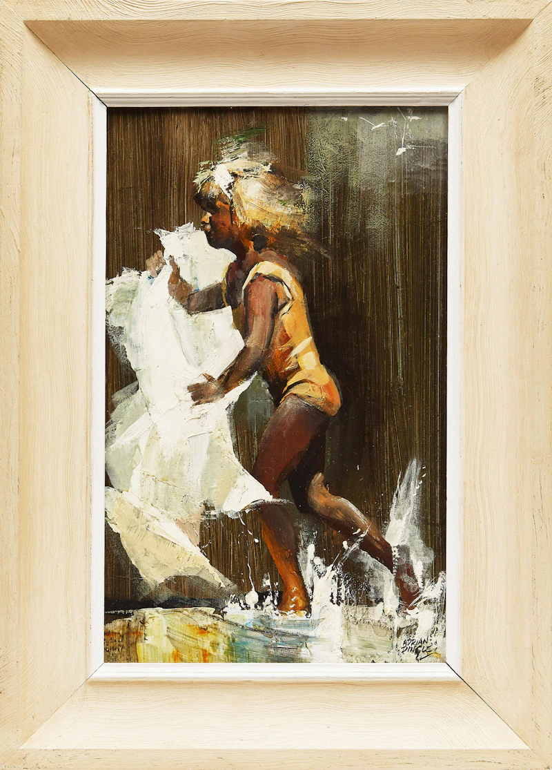 John Adrian Darley Dingle, Tow Head and the Towel, oil on panel - view 2