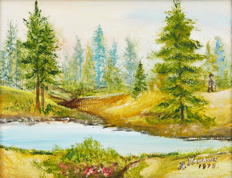 Encampment Scene by Ann Harbuz