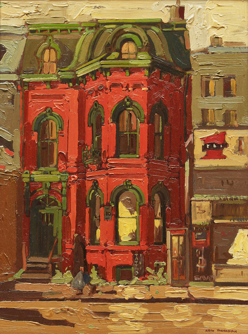 Victorian Houses, Dundas St. E. at Church St. by Arto Yuzbasiyan