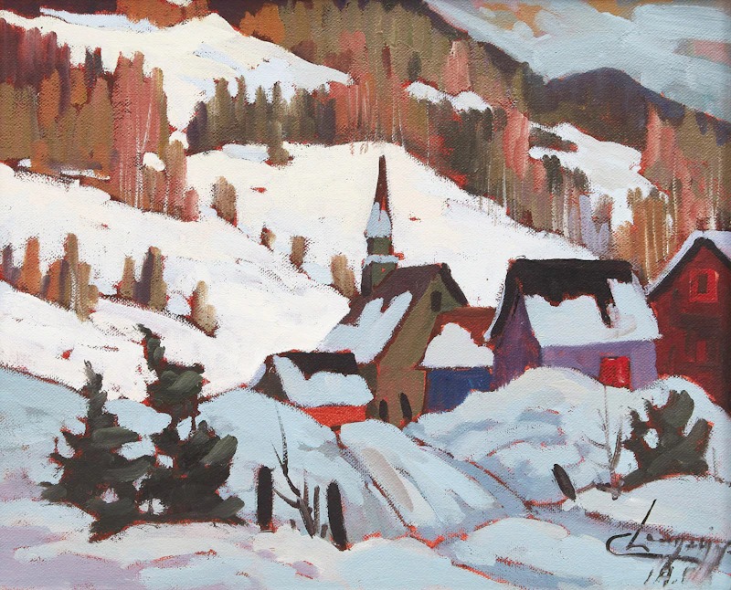 Claude Langevin, Derrière l’Église