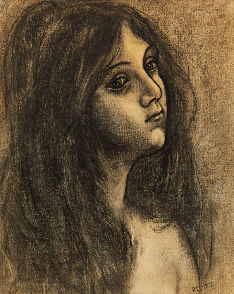 Alfred Pellan, Portrait of a Girl