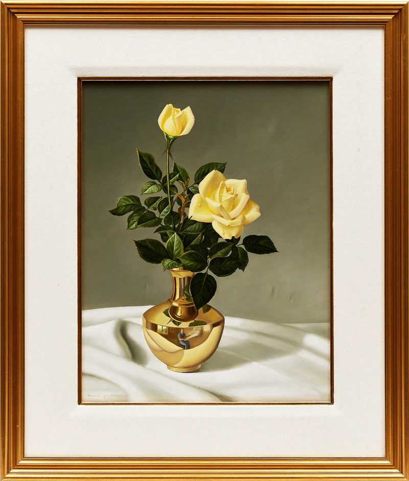 Paul André, Floral Still Life, oil on board, 1978 - view 2