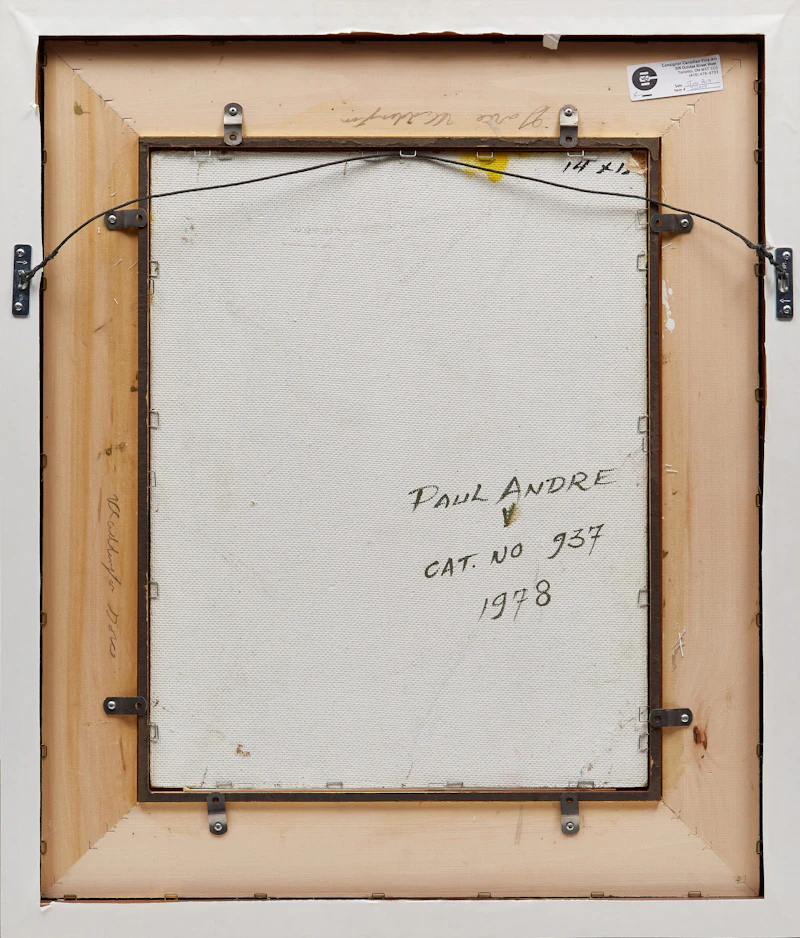 Paul André, Floral Still Life, oil on board, 1978 - view 3