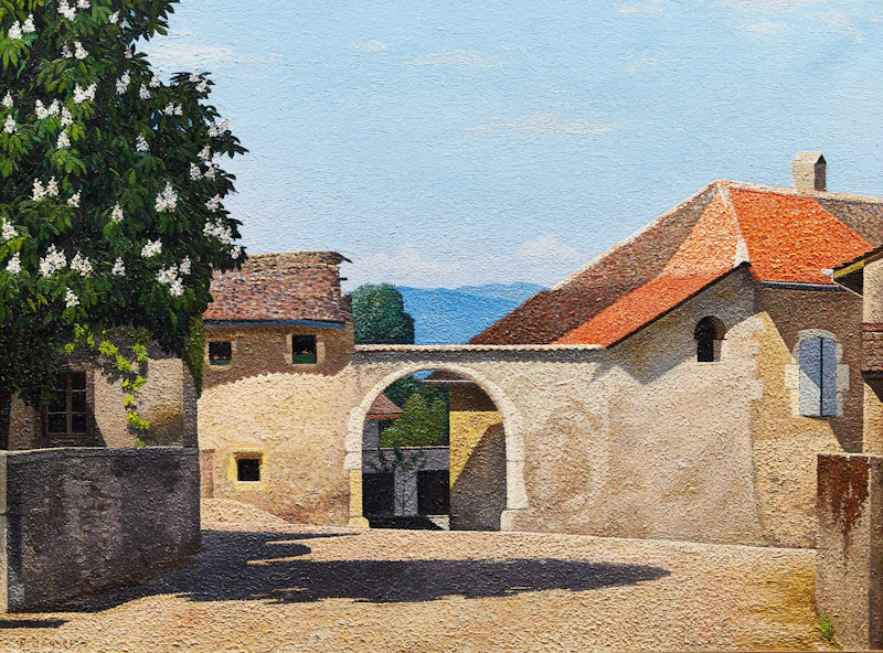 Place du Village d’Arlier by Pierre Jaques
