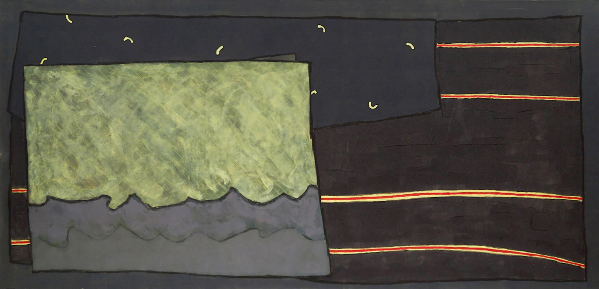 Tony Calzetta, #153, oil on canvas, 1981