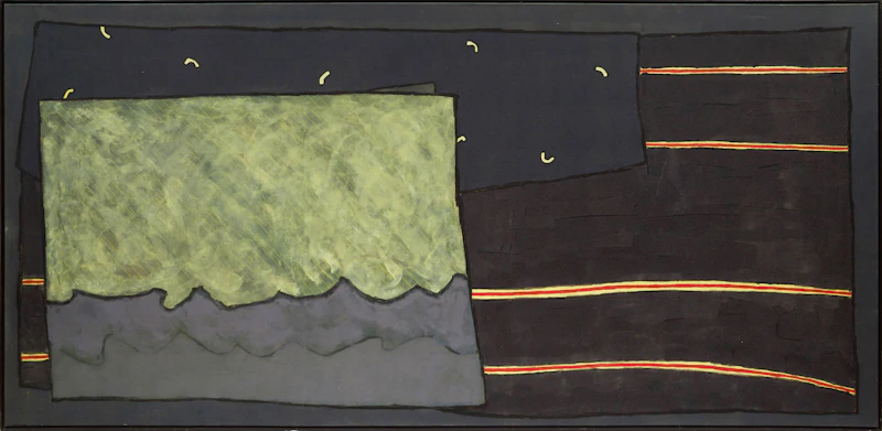 Tony Calzetta, #153, oil on canvas, 1981 - view 2