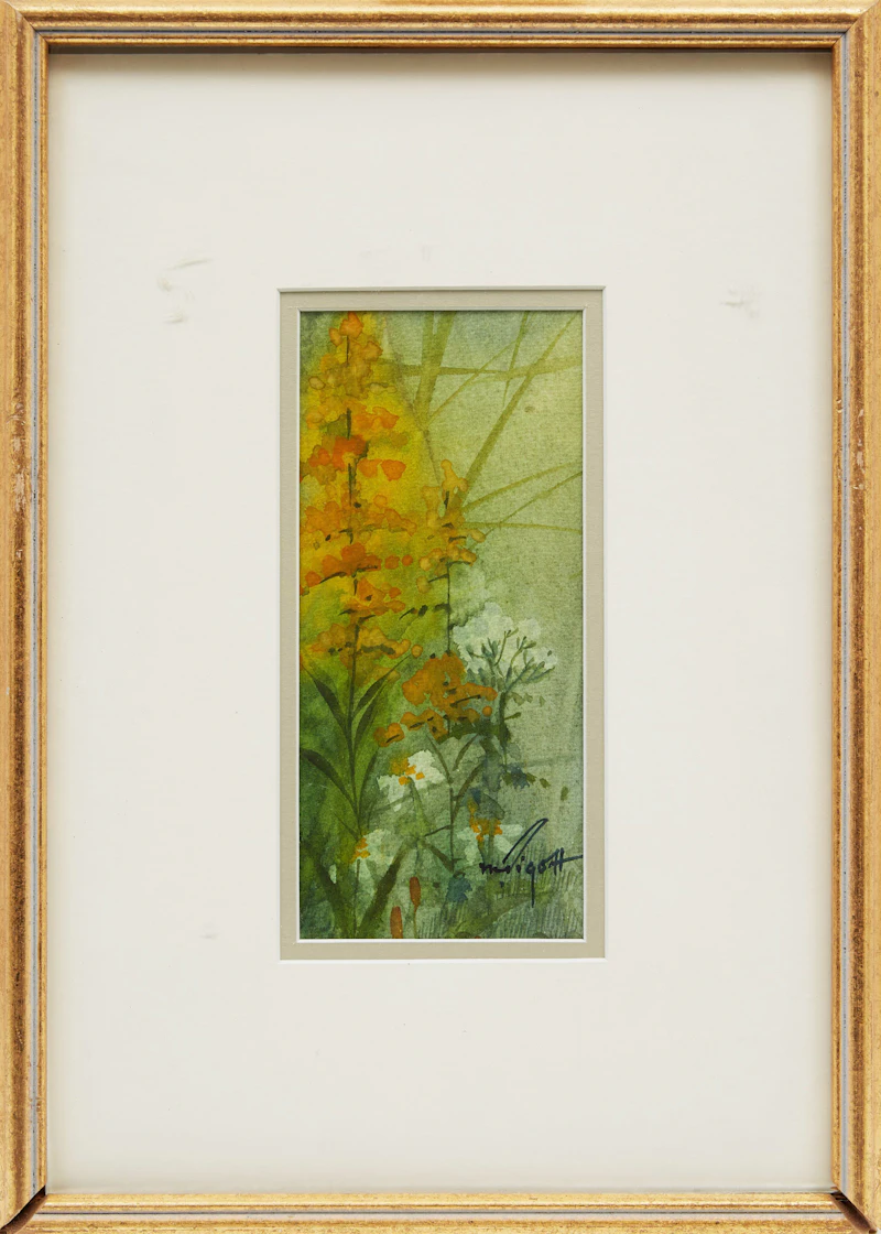 Marjorie Pigott, Three Florals , three watercolours - view 2