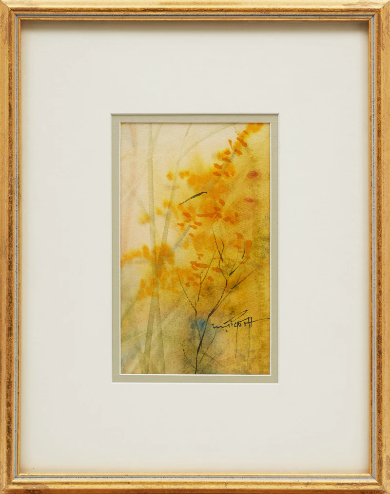 Marjorie Pigott, Three Florals , three watercolours - view 8