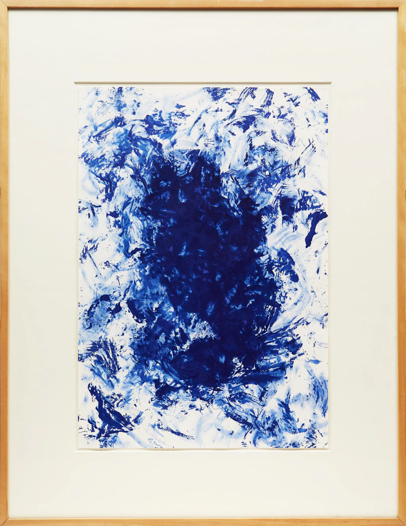 Yves  Klein (After), Anthropométrie Ant 83, colour lithograph - view 5