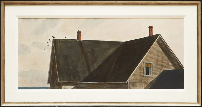 Thomas de Vany Forrestall, Out on the Point, acrylic on board, 1964 - view 3