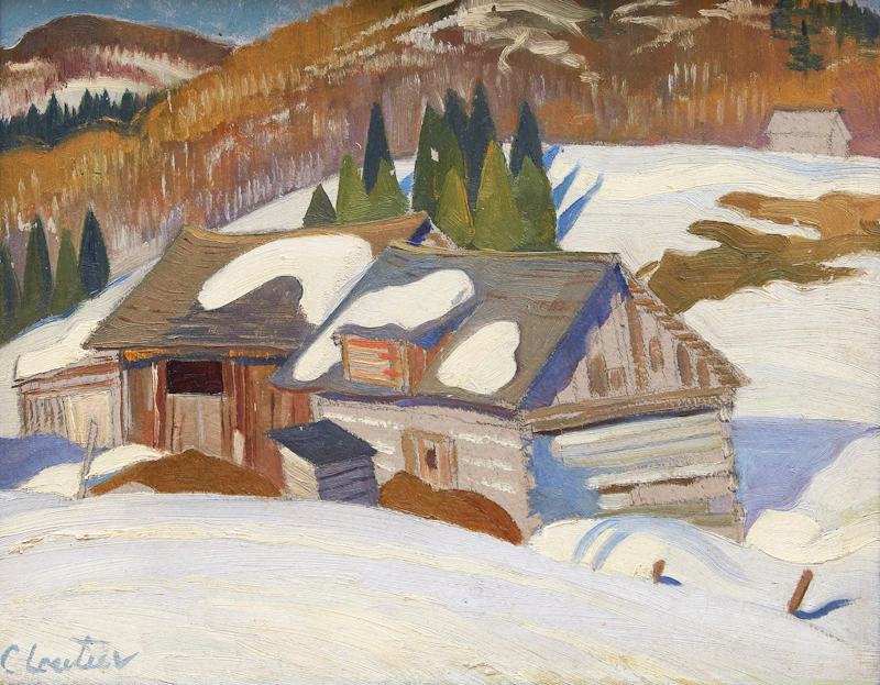 Albert Edward Cloutier, Farm in Winter