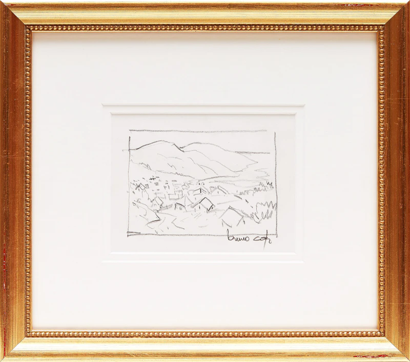 Bruno Côté, Quebec landscape studies, two sketches on paper - view 5