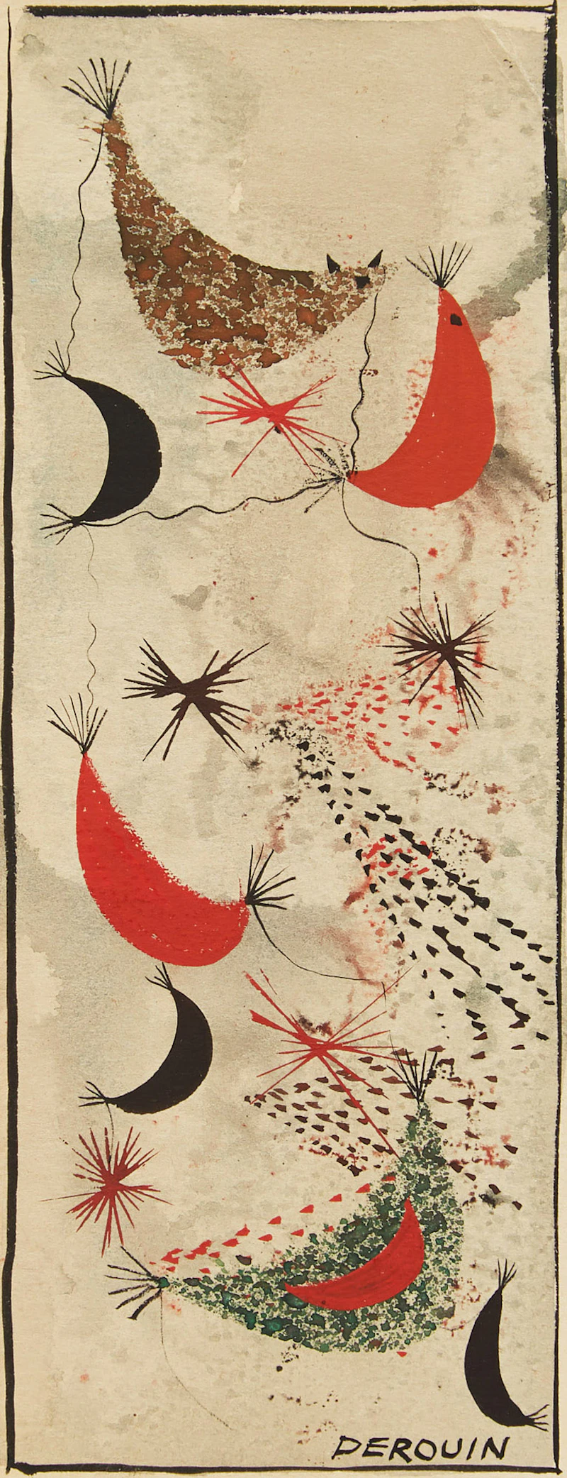 René Derouin, Untitled (Abstraction)