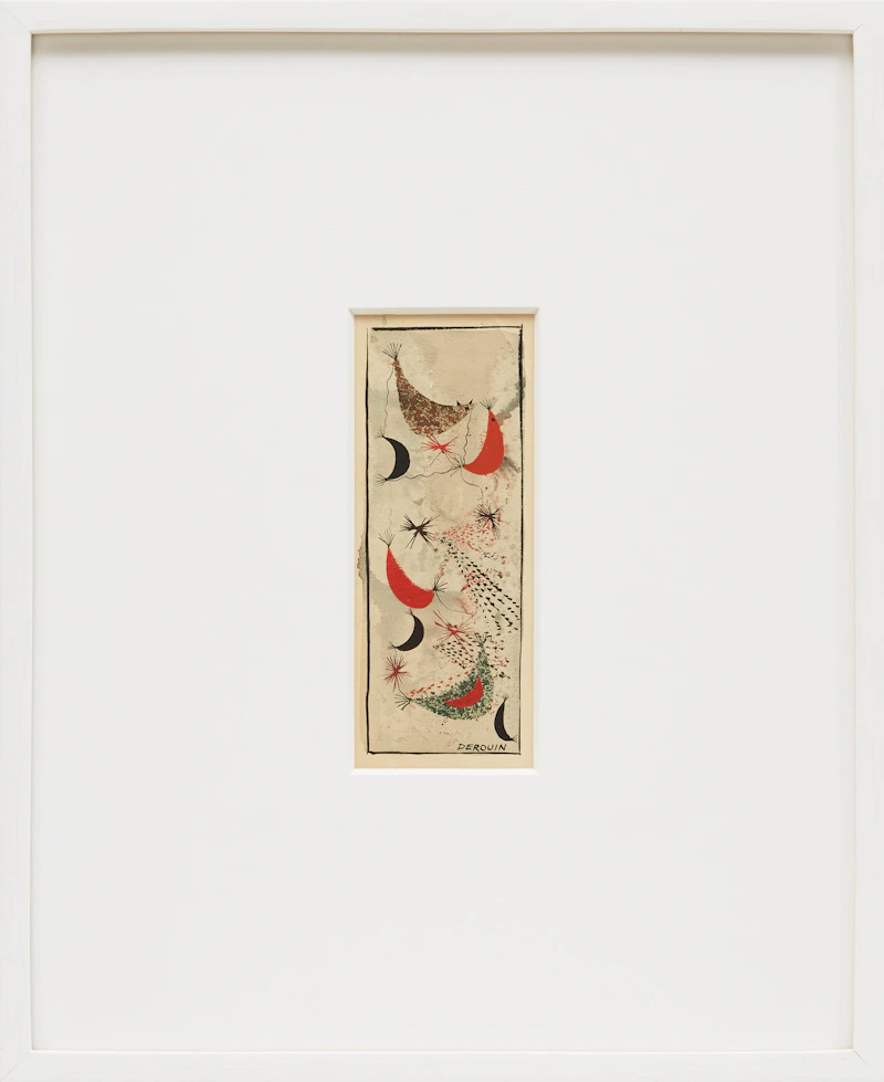 René Derouin, Untitled (Abstraction), mixed media on paper - view 2