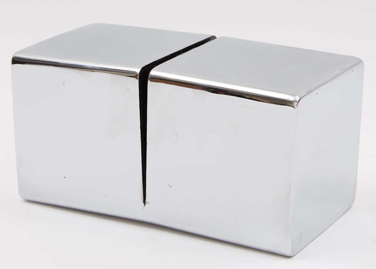 Kosso Eloul, Untitled, chromed steel sculpture, circa 1968