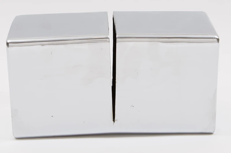 Kosso Eloul, Untitled, chromed steel sculpture, circa 1968 - view 2