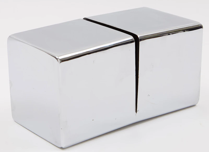 Kosso Eloul, Untitled, chromed steel sculpture, circa 1968 - view 3