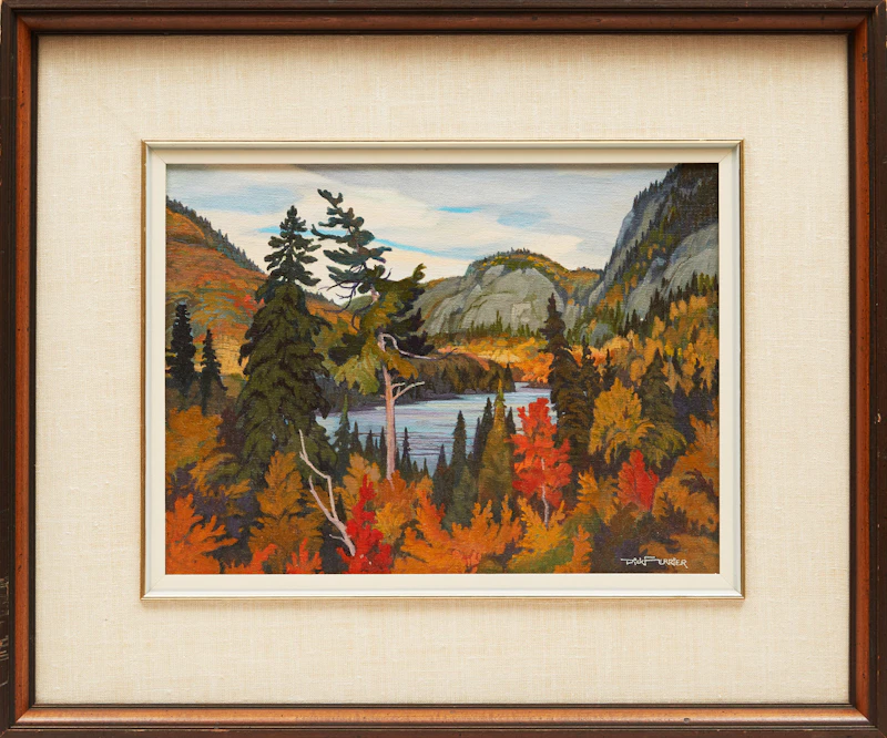 Richard Ferrier, Agawa River, acrylic on masonite - view 2