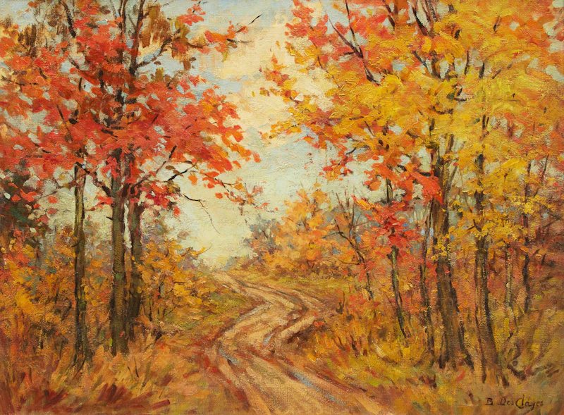 Autumn in the Woods by Berthe Des Clayes