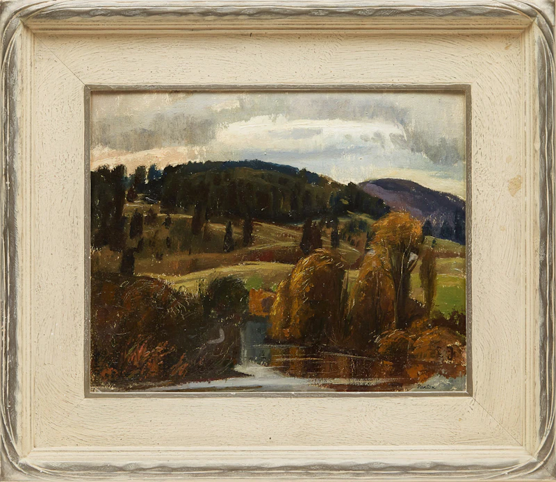 Lawrence Arthur Colley Panton, October Evening in the Gatineau Hills, oil on board - view 2