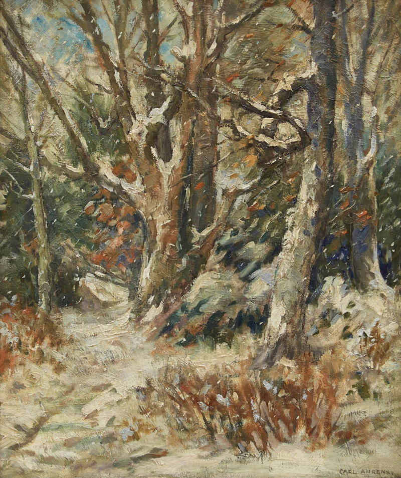 The First Snow by Carl Henry von Ahrens