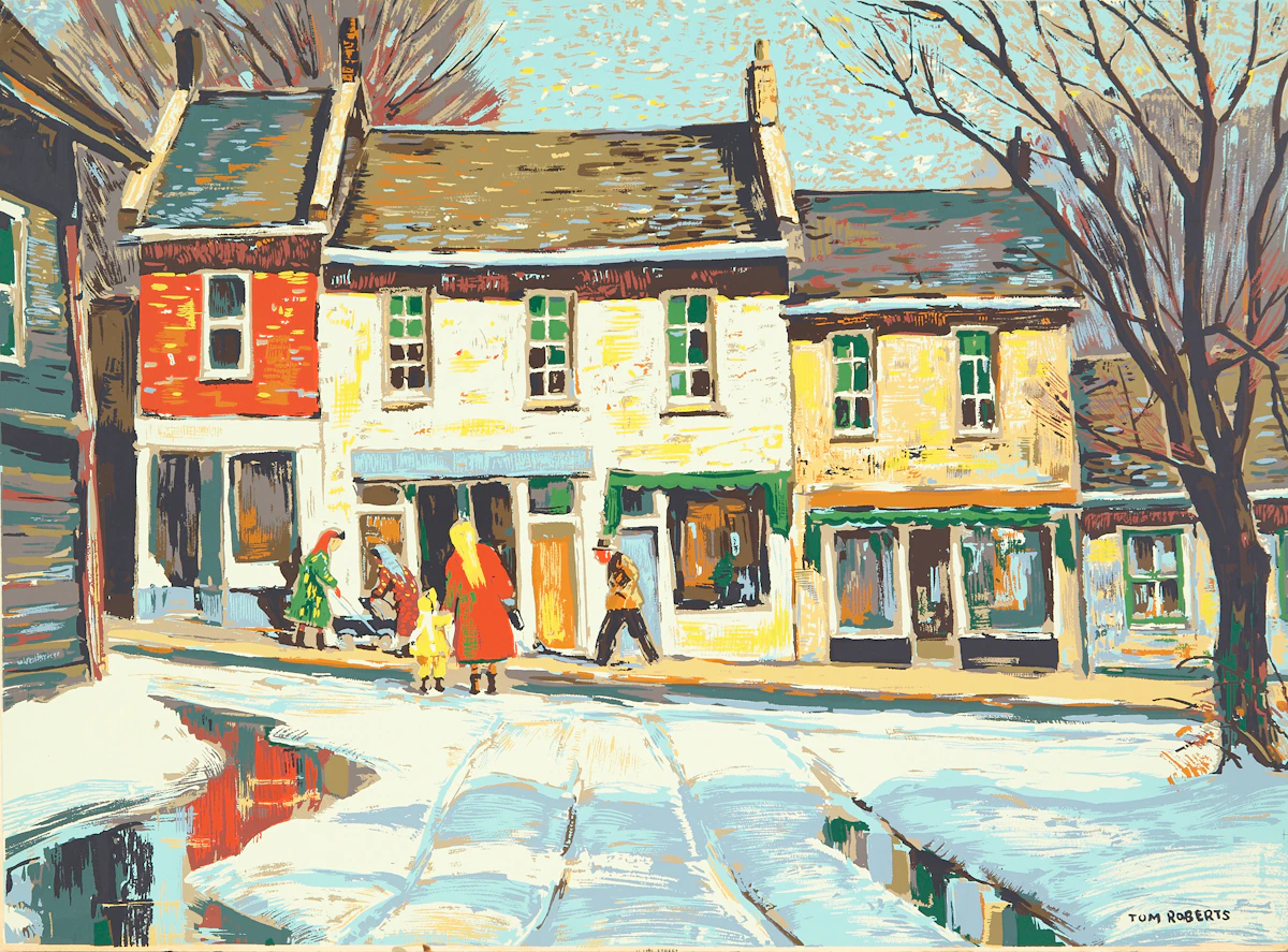 Thomas Keith Roberts, Main Street, Sampson Matthews silkscreen