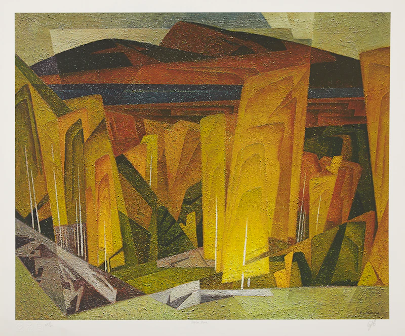 Alfred Joseph Casson, Pink Farm House; Parry Sound; Poplar Grove