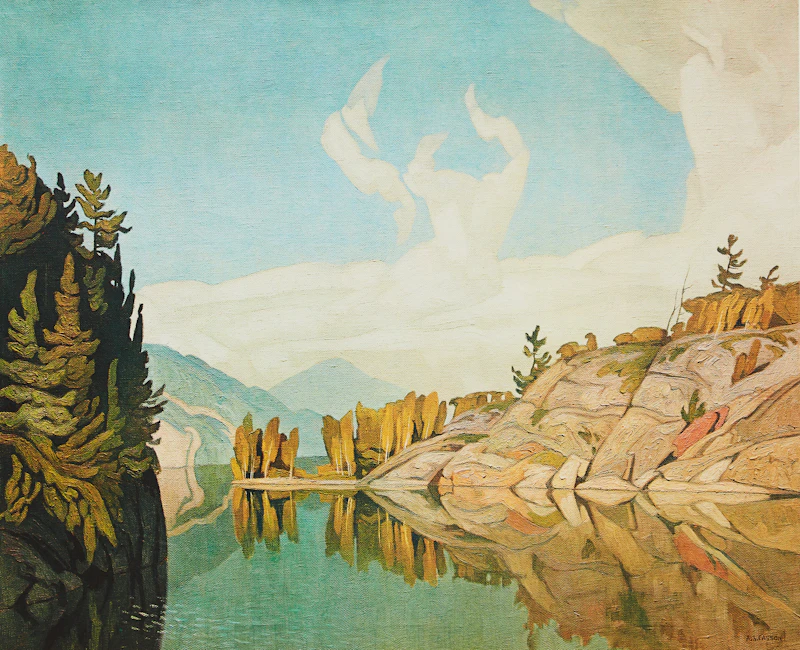 Alfred Joseph Casson, Morning on the Key River; Late Flurry; Approaching Thunderstorm