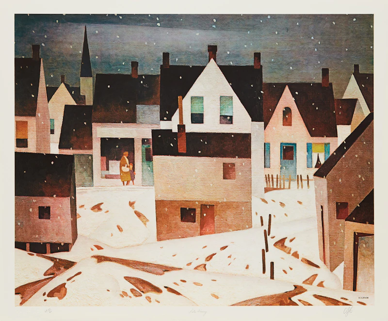 Alfred Joseph Casson, Morning on the Key River; Late Flurry; Approaching Thunderstorm, three colour serigraphs - view 4