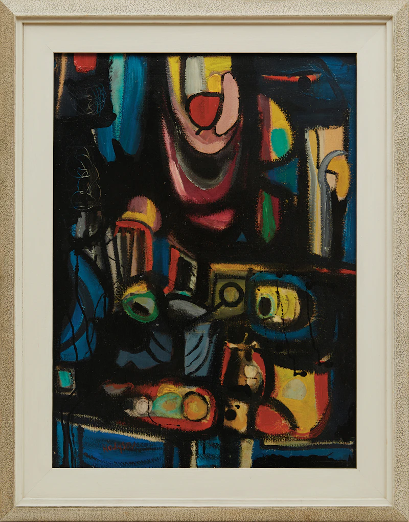 Manner of Thomas Sherlock Hodgson, Still Life, mixed media on cardboard - view 2