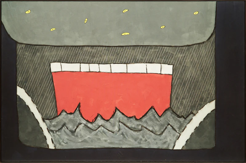 Tony Calzetta, Never St. Ives, acrylic on canvas, 1982 - view 2