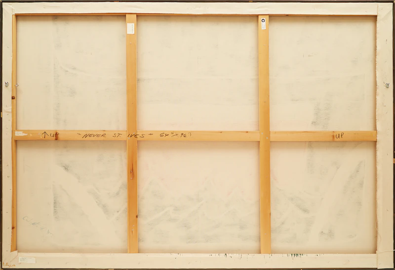 Tony Calzetta, Never St. Ives, acrylic on canvas, 1982 - view 3