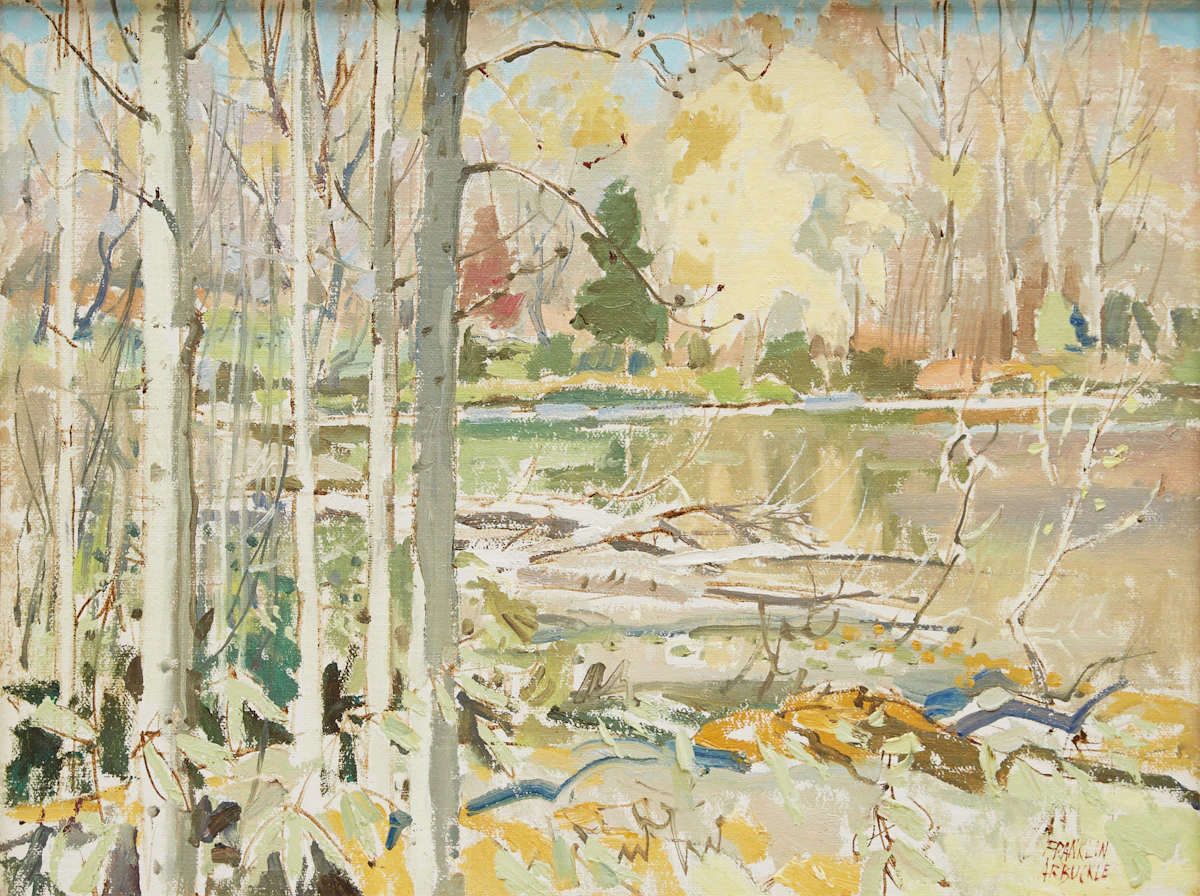 George Franklin Arbuckle, Brewery Bay, Orillia, Ontario, oil on board