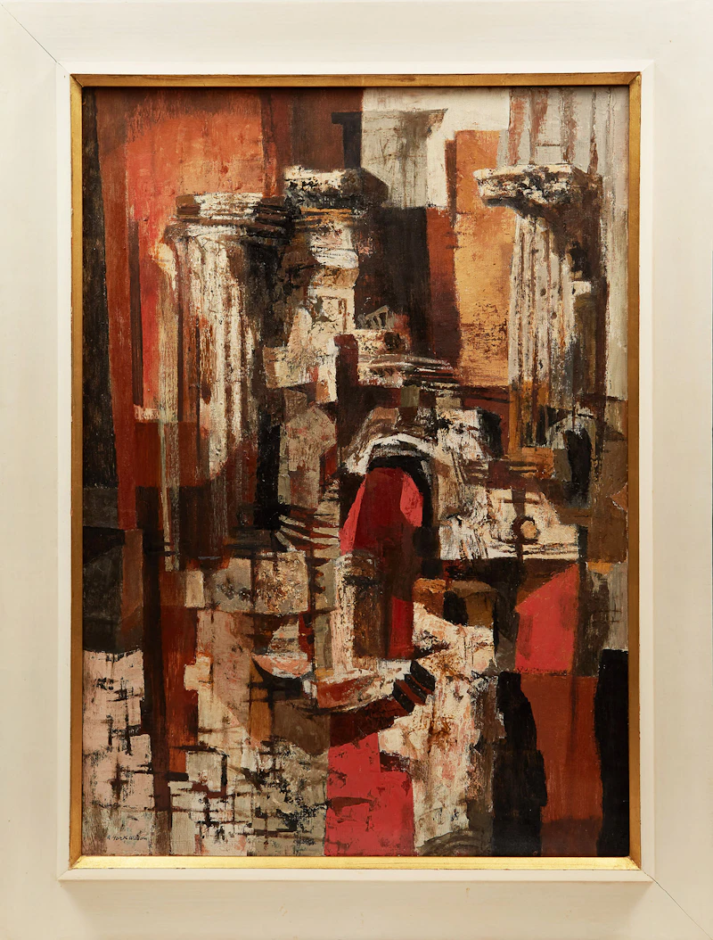 Ronald York Wilson, Pieces of Early Rome, oil on canvas - view 2