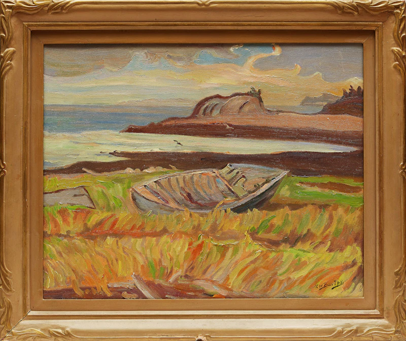 Ralph Wallace Burton, Macey’s Bay, New Brunswick, oil on canvas, 1967 - view 2