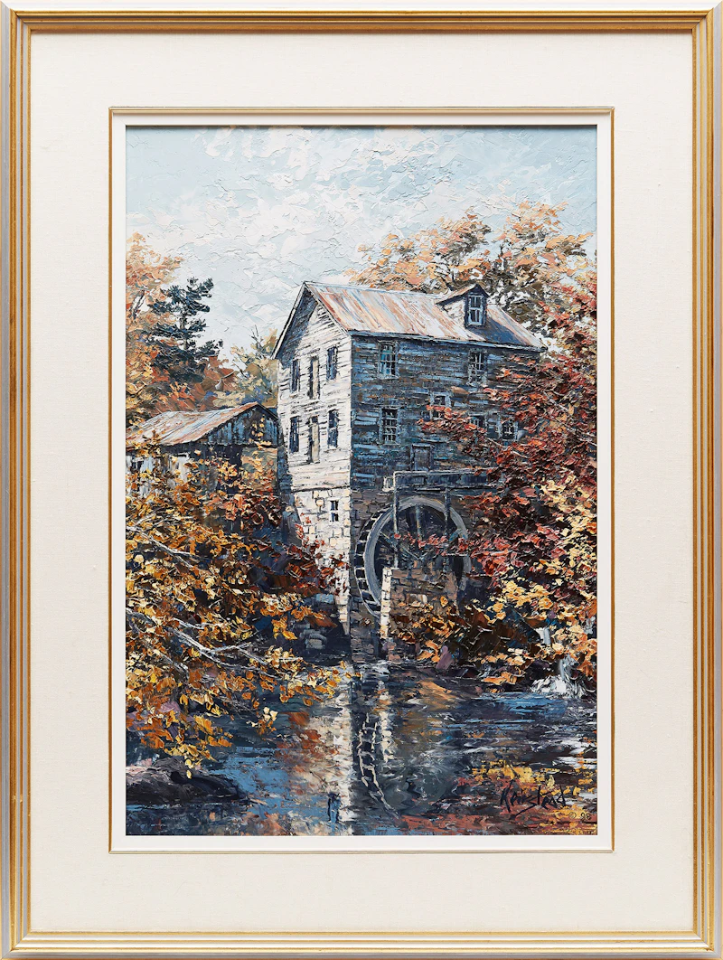James Keirstead, Wiley’s Caledon Mill, oil on board, 1988 - view 2
