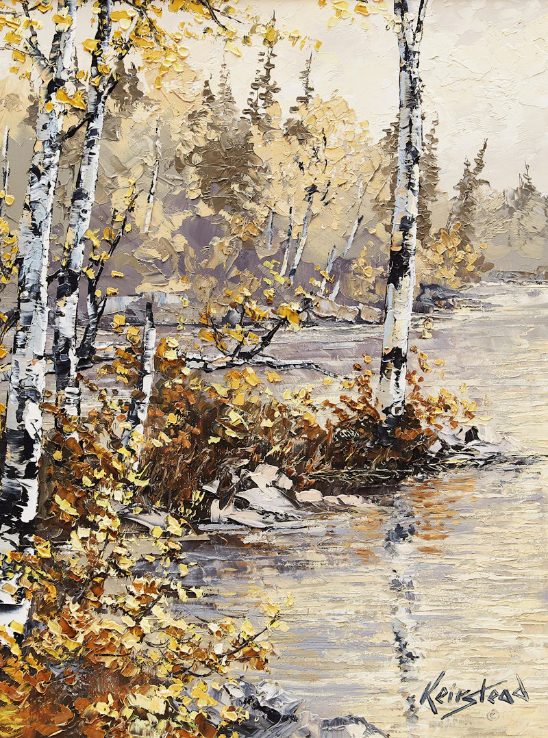 Sunlit Yellows, Shadow Lake by James Keirstead