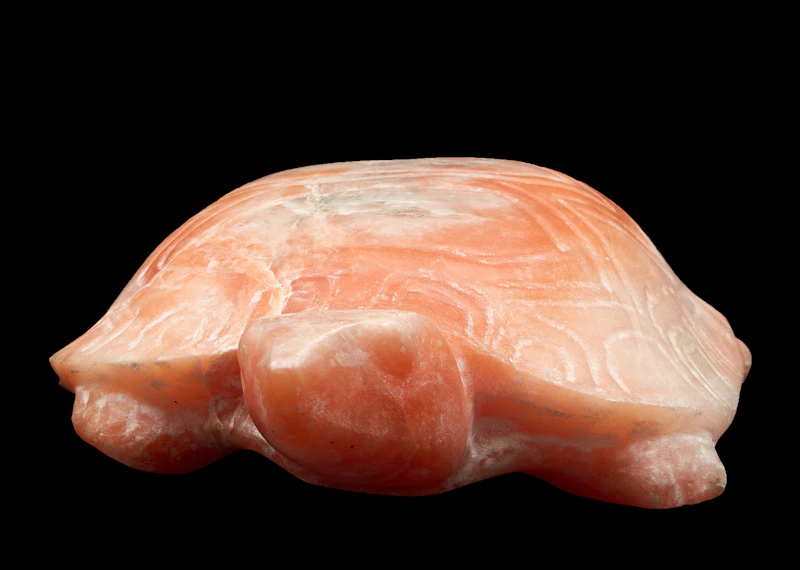 Elford Bradley Cox, Turtle, rose alabaster sculpture - view 2