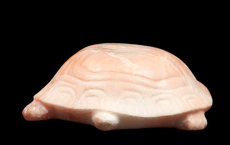 Elford Bradley Cox, Turtle, rose alabaster sculpture - view 4