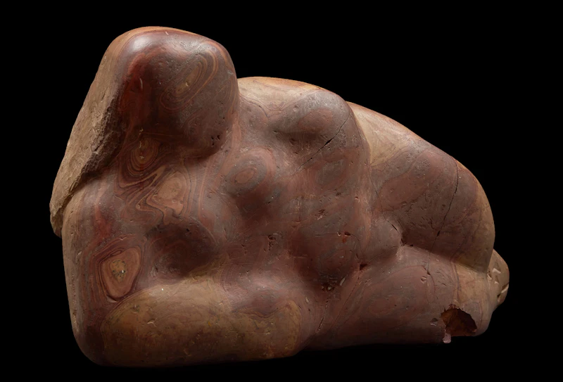 Elford Bradley Cox, Reclining Woman, stone sculpture - view 2