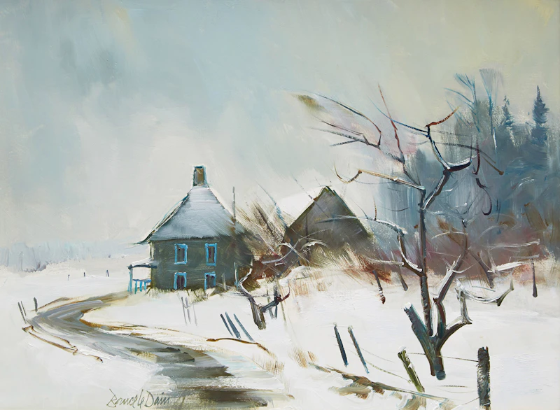 Effet de neige, Éboulements centre, Charlevoix, Que. by Bruce Le Dain