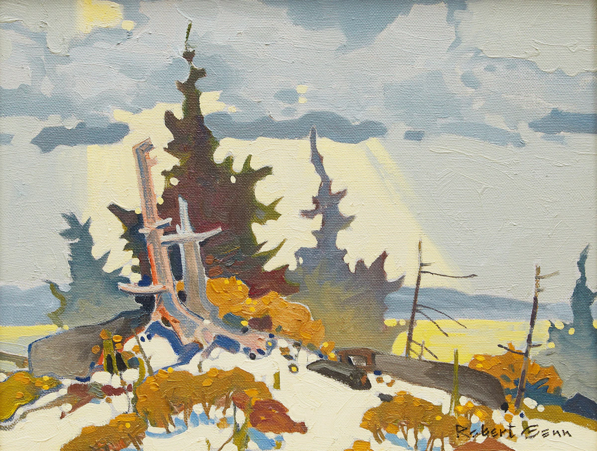 Robert Genn, Golden Glow, oil on canvas